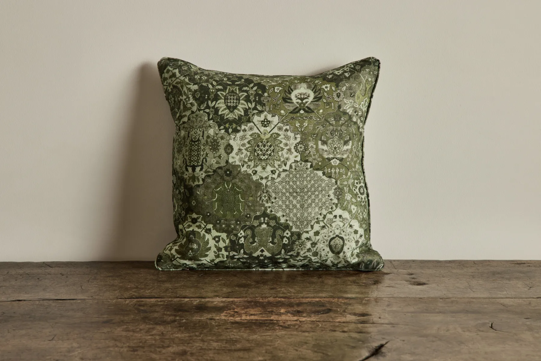 Linen Pillow in Caspar, Juniper*HIDDEN New