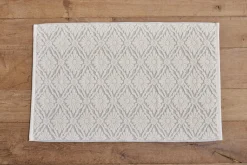 Marguerite Bath Mat in Fog*NICKEY KEHOE New