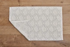 Marguerite Bath Mat in Fog*NICKEY KEHOE New