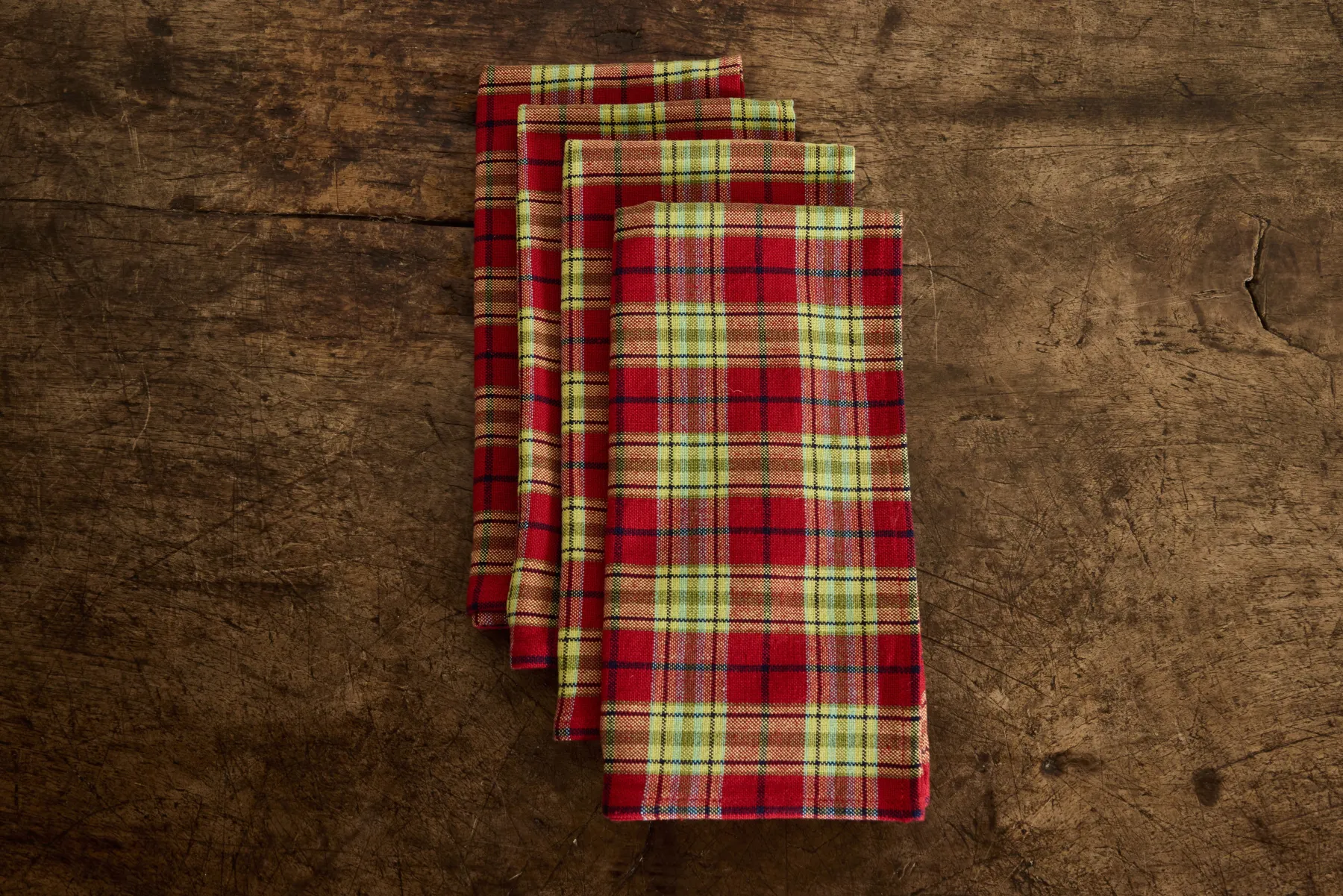 Nickey Plaid Napkins, Set of 4*HEATHER TAYLOR HOME Sale