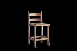 Oak and Rush Barstool*VINTAGE Discount