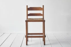 Oak and Rush Barstool*VINTAGE Discount