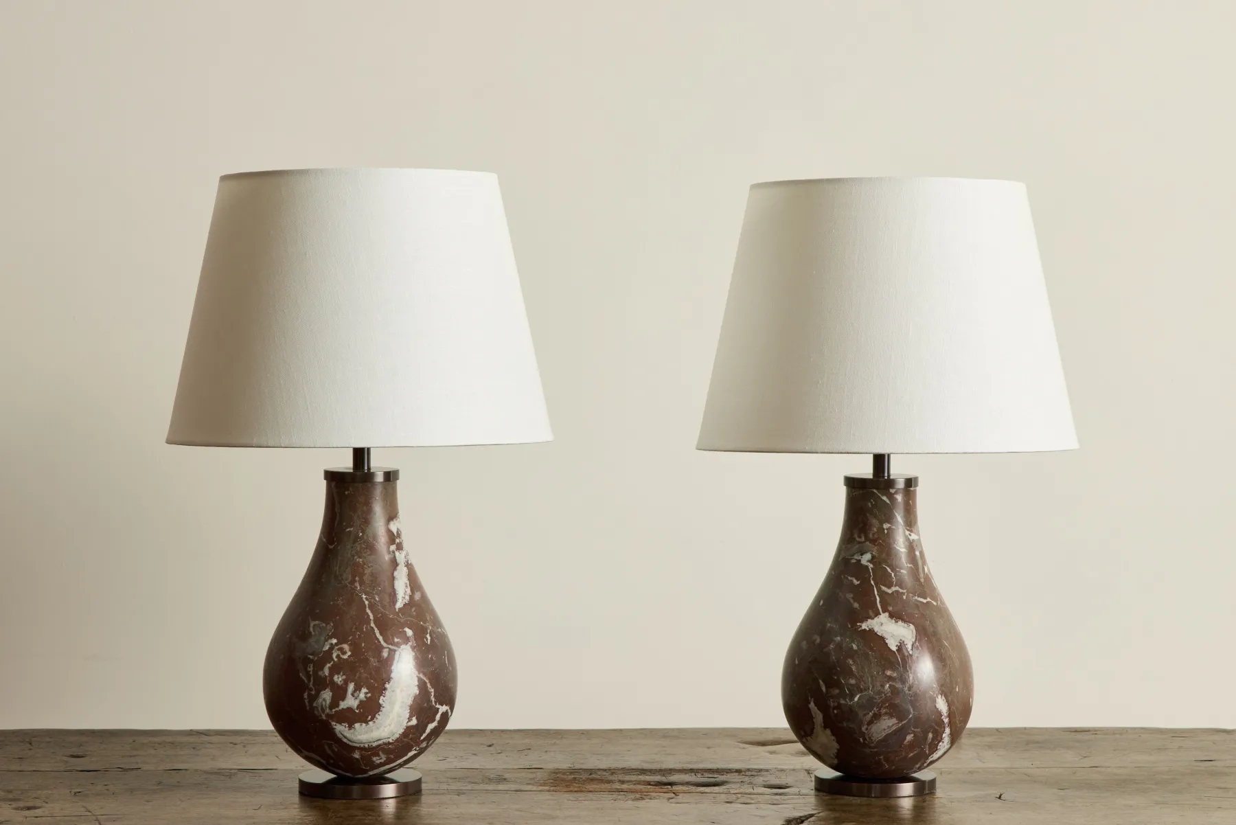 Pair of Marble Table Lamps*VINTAGE Outlet