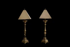 Pair of 1920s Brass Lamps*VINTAGE Best