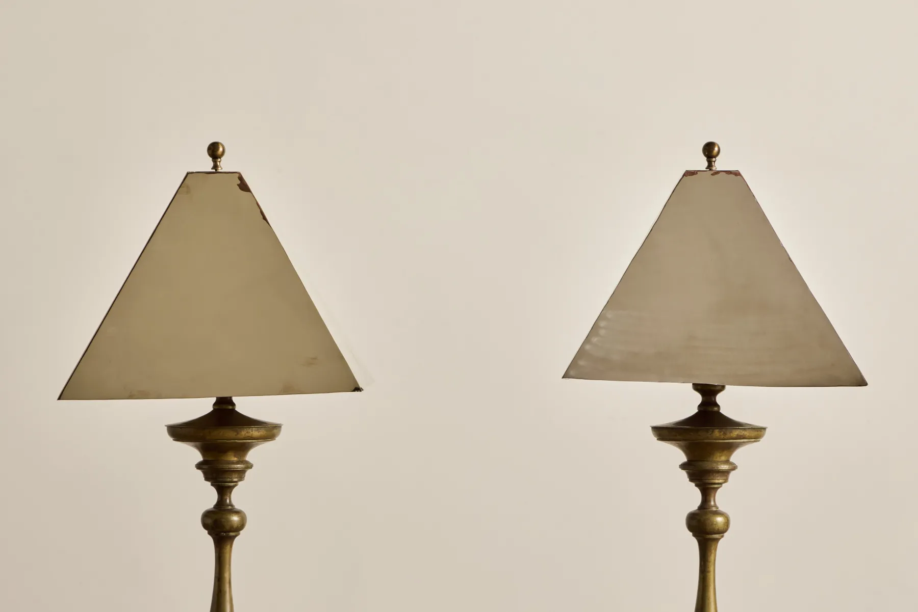 Pair of 1920s Brass Lamps*VINTAGE Best