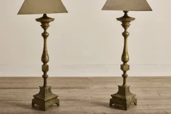Pair of 1920s Brass Lamps*VINTAGE Best
