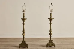 Pair of 1920s Brass Lamps*VINTAGE Best