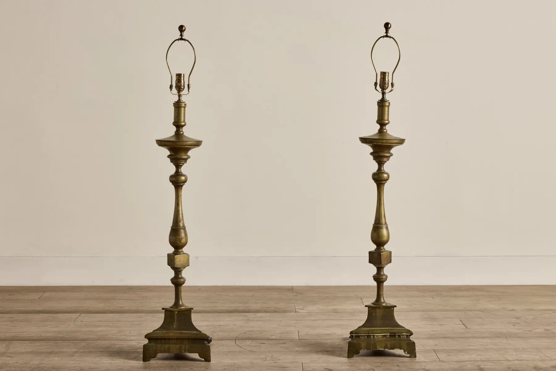 Pair of 1920s Brass Lamps*VINTAGE Best