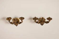 Pair of Spanish Gilt Sconces*VINTAGE Fashion