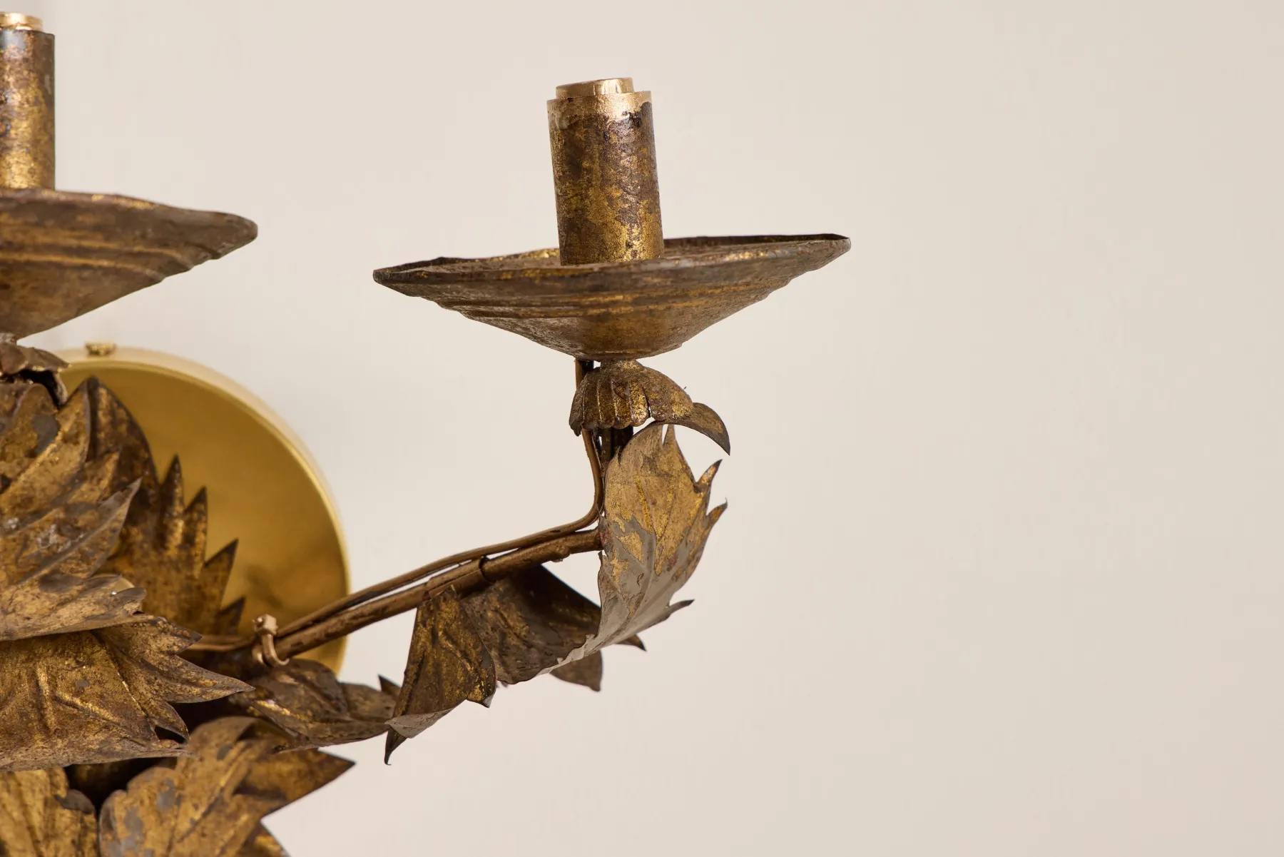 Pair of Spanish Gilt Sconces*VINTAGE Fashion