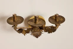 Pair of Spanish Gilt Sconces*VINTAGE Fashion