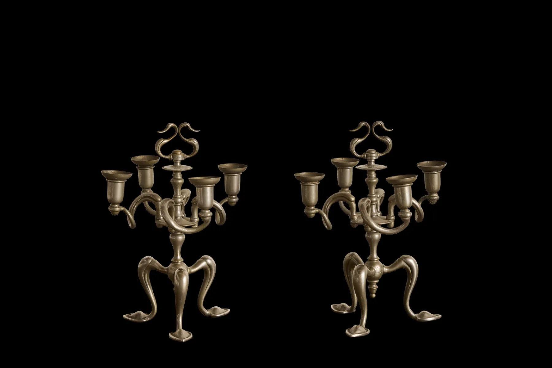 Pair of Twist Candelabras*VINTAGE Discount