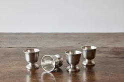 Pewter Footed Egg Cup*MATCH Hot