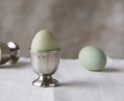 Pewter Footed Egg Cup*MATCH Hot