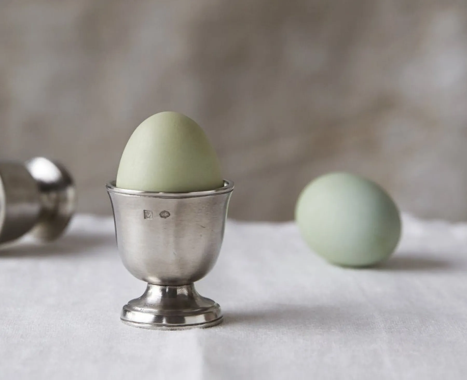 Pewter Footed Egg Cup*MATCH Hot