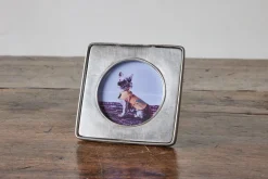 Pewter Piemonte Small Round Frame*MATCH Best