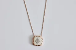 Pierrot N°2 Necklace, Blanc*PASCALE MONVOISIN Clearance