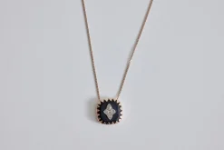 Pierrot N°2 Necklace, Noir*PASCALE MONVOISIN Online