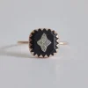 Pierrot Ring, Noir (Size 52)*PASCALE MONVOISIN New