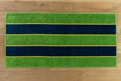 Pool Towel in Kiwi Stripe*NICKEY KEHOE New