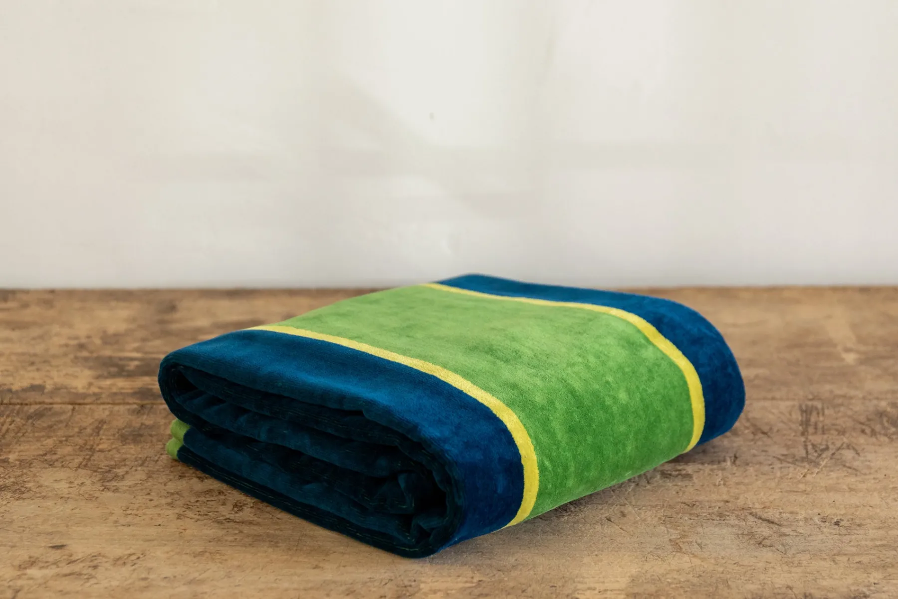 Pool Towel in Kiwi Stripe*NICKEY KEHOE New