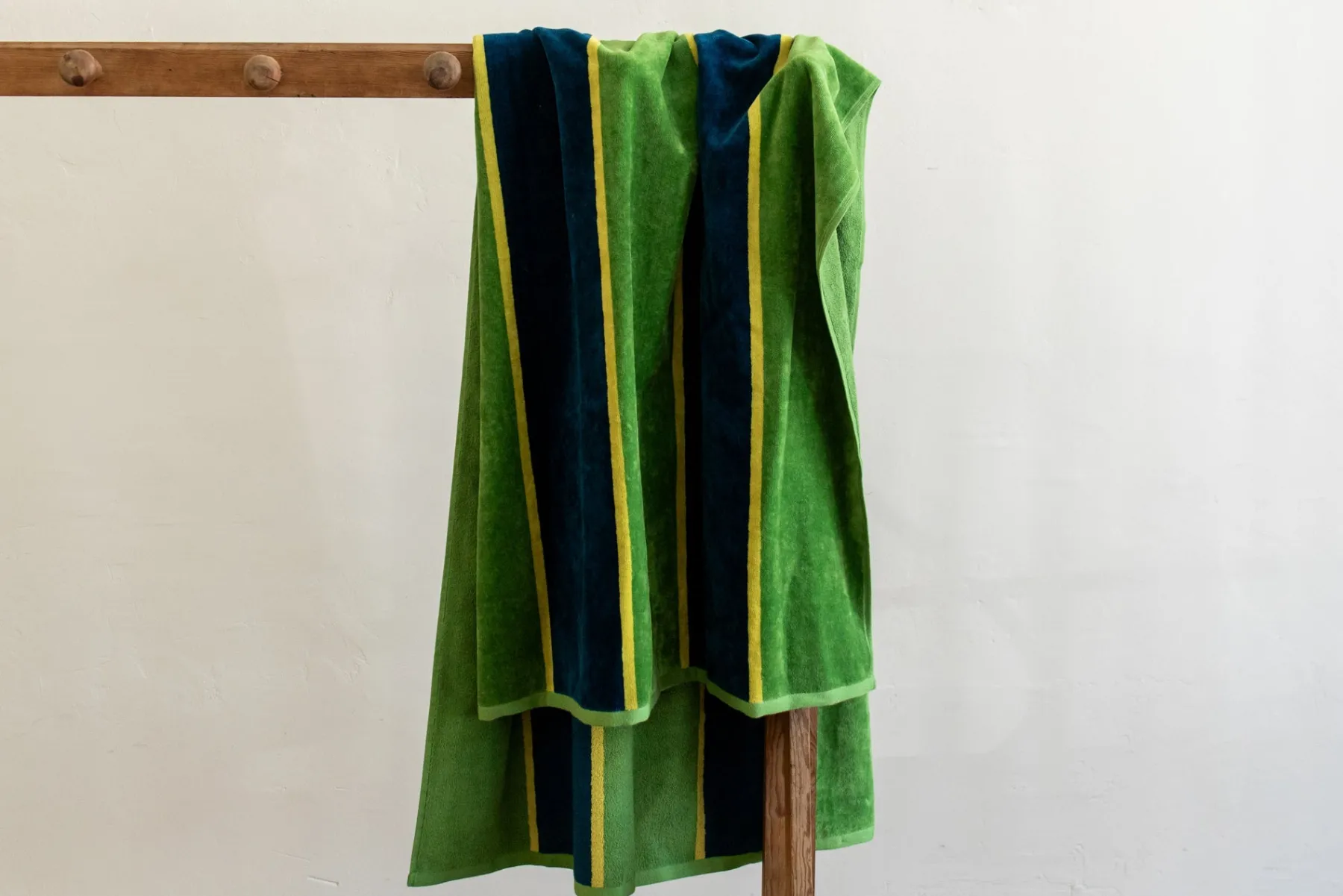 Pool Towel in Kiwi Stripe*NICKEY KEHOE New