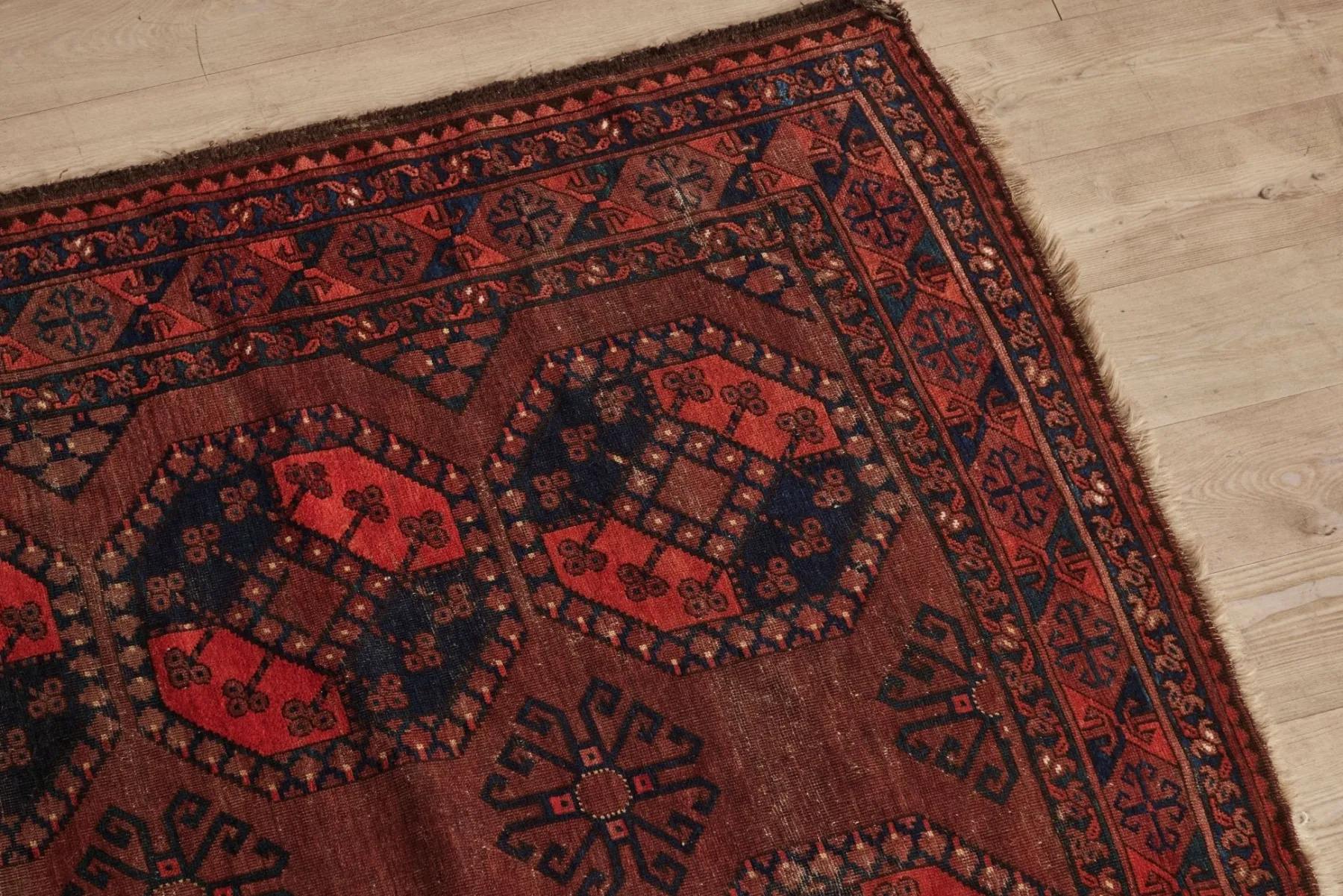 1930s Ersari Rug 8 x 9’11*VINTAGE Best