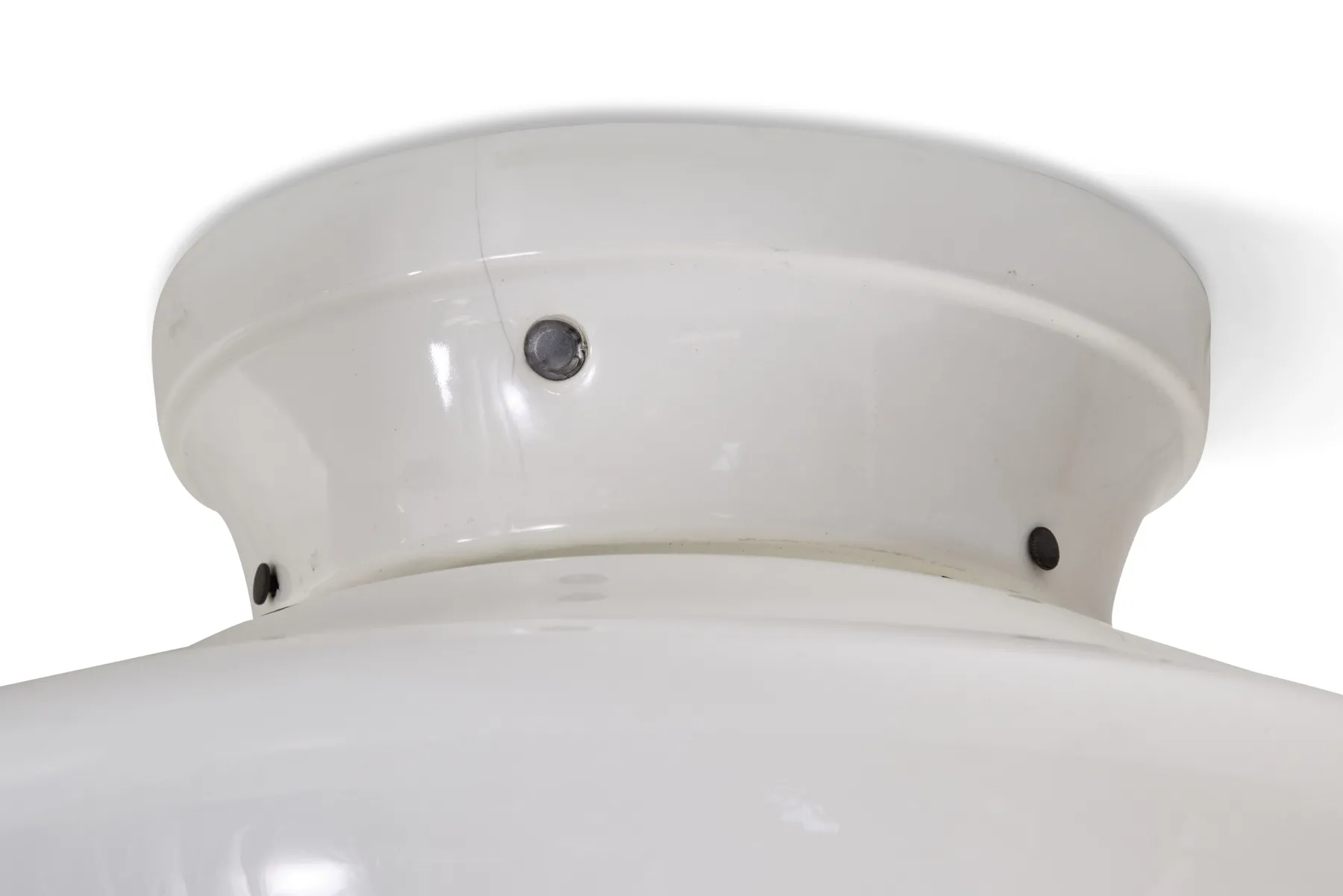 1950s Porcelain Flush Mount*VINTAGE Fashion