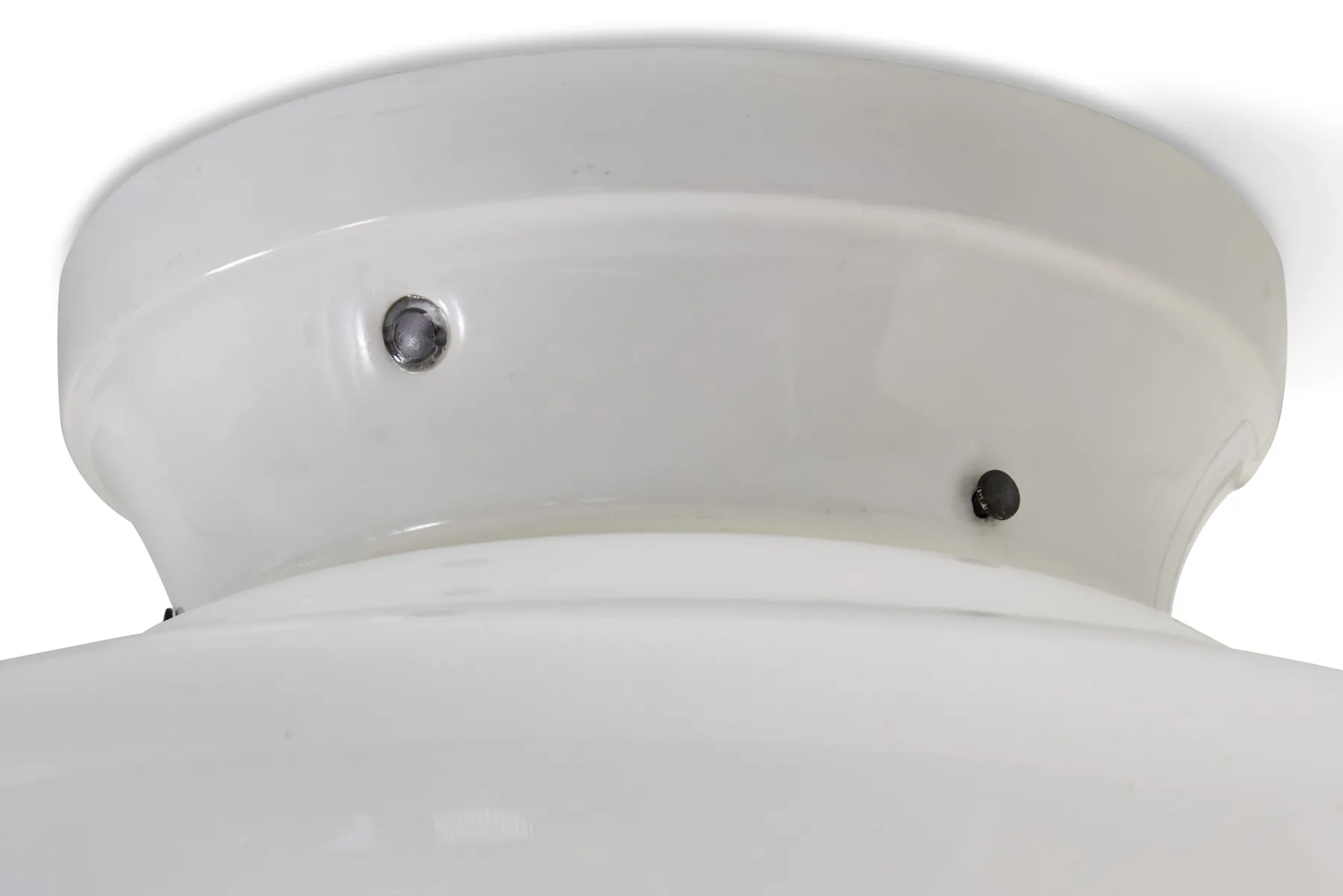 1950s Porcelain Flush Mount*VINTAGE Fashion
