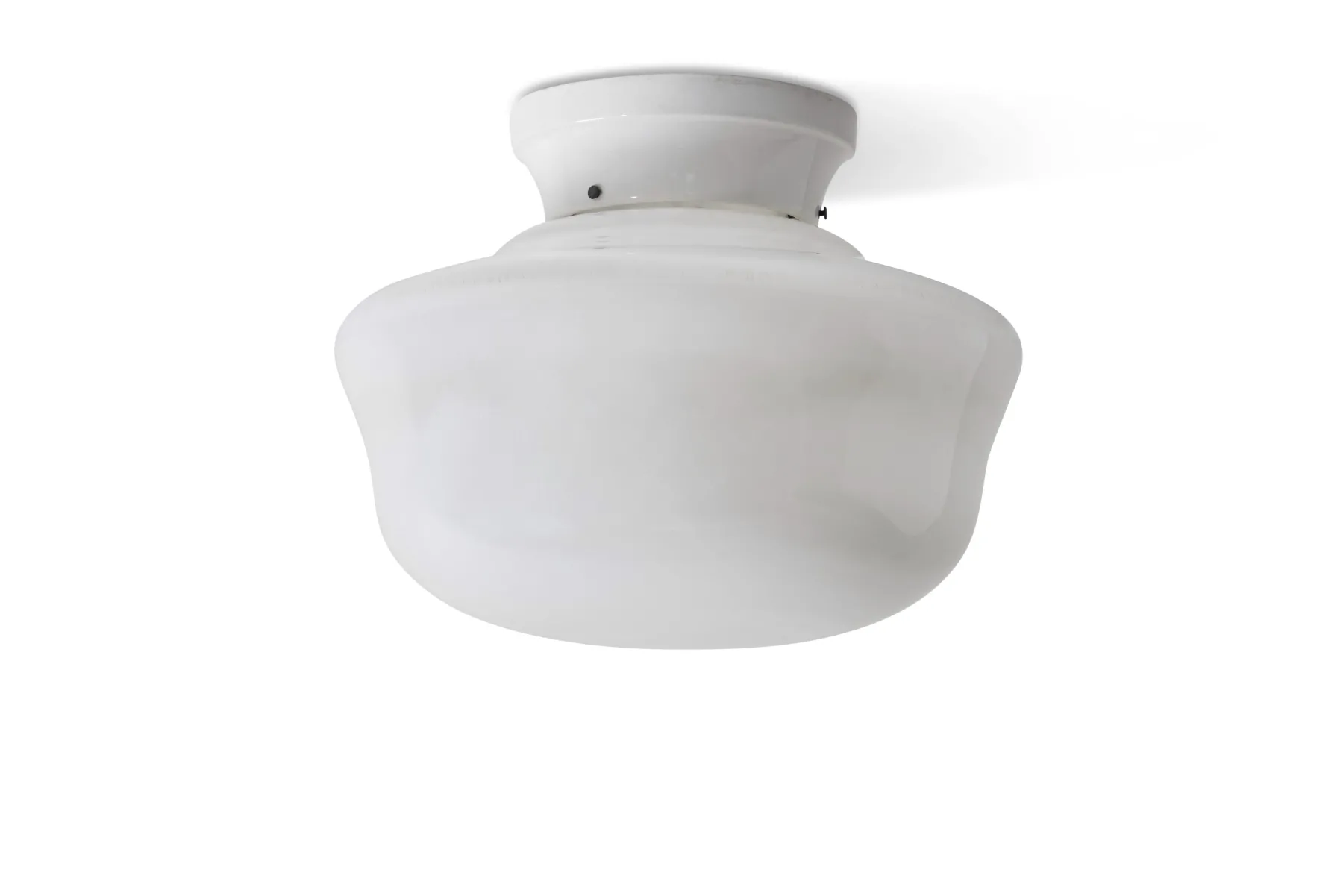 1950s Porcelain Flush Mount*VINTAGE Fashion