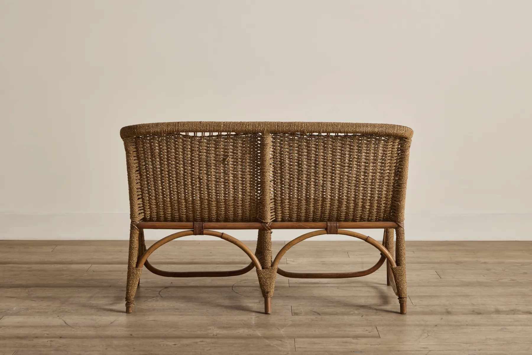 1960s Rattan Settee*VINTAGE Online