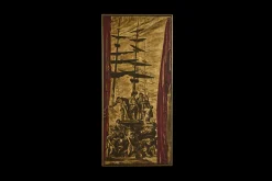 Ship Scene Painting. No.1*VINTAGE Fashion