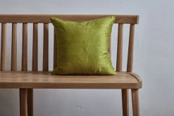 Silk Pillow in Spring Green*NICKEY KEHOE Outlet