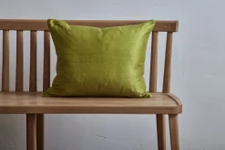 Silk Pillow in Spring Green*NICKEY KEHOE Sale