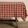 St. Nickey Plaid Tablecloth*HEATHER TAYLOR HOME Best