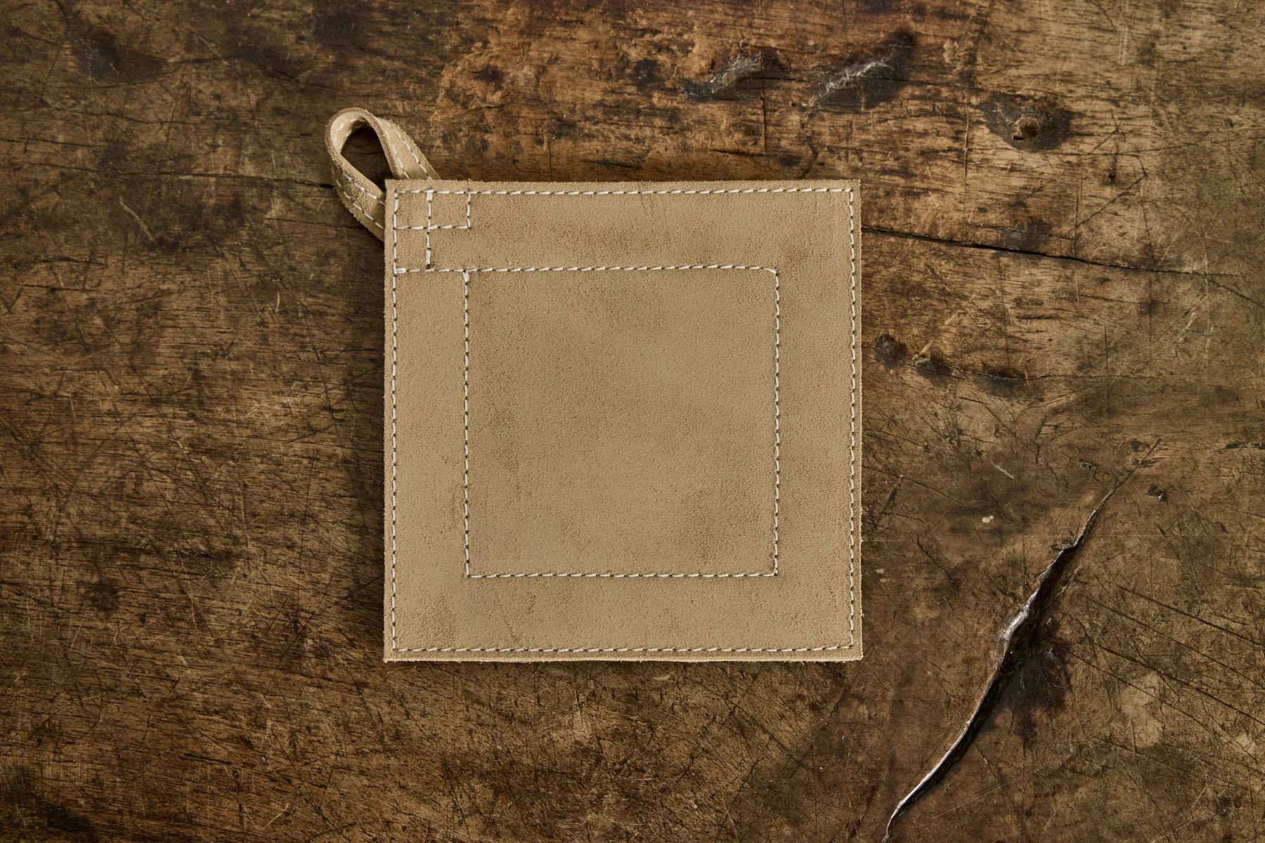 Suede Pot Holder in Desert Sand*AGNES BADDOO Clearance