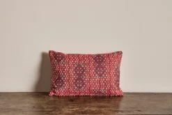 Susan Deliss Pillow in Criss Cross Red*NICKEY KEHOE Hot