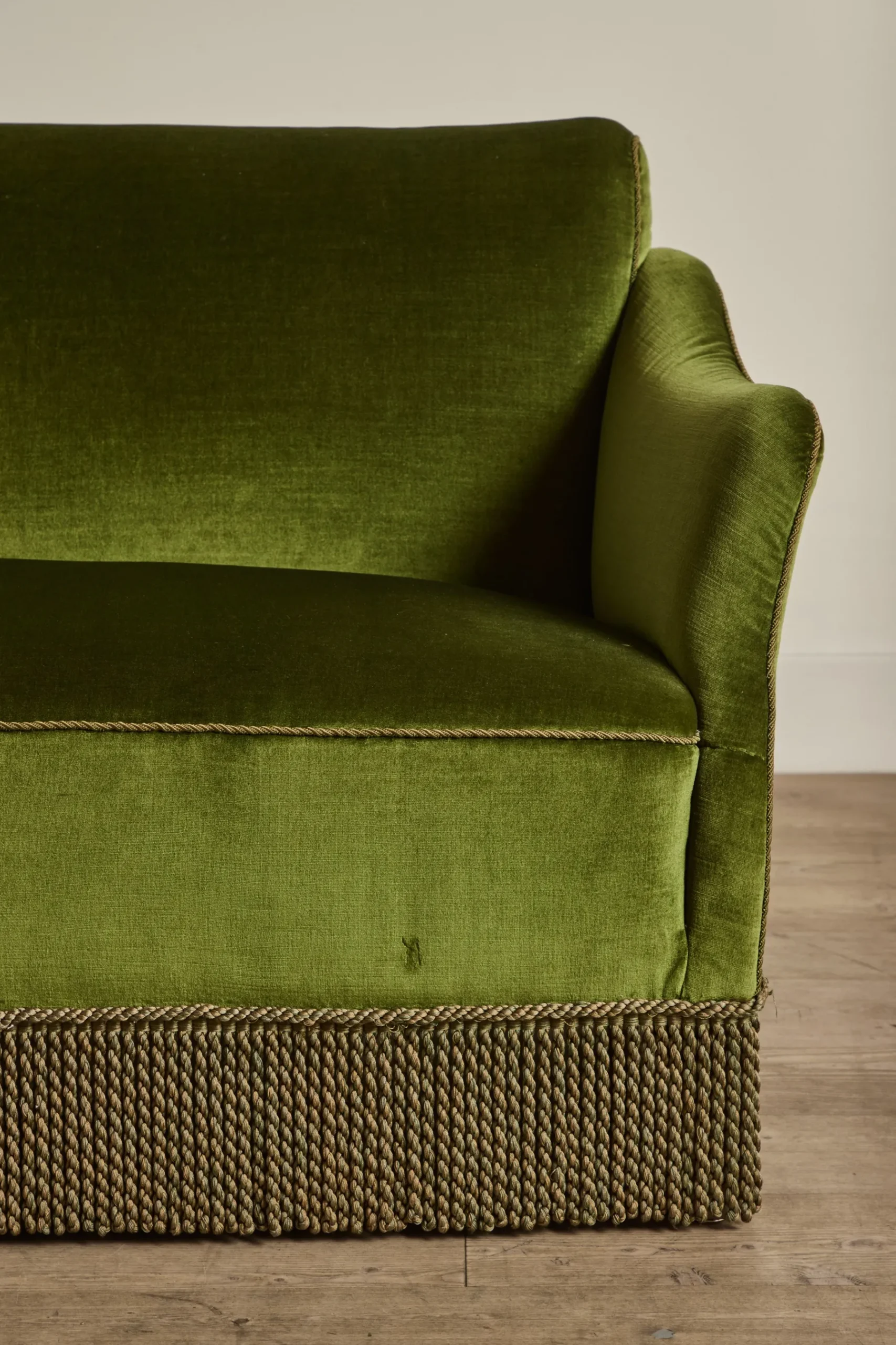 Swedish Mohair Fringe Sofa*VINTAGE Discount