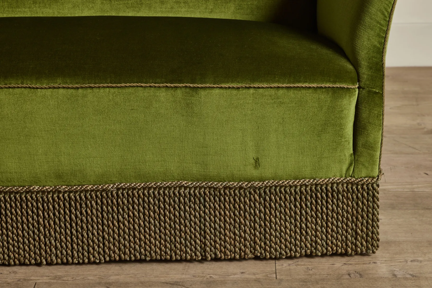 Swedish Mohair Fringe Sofa*VINTAGE Discount