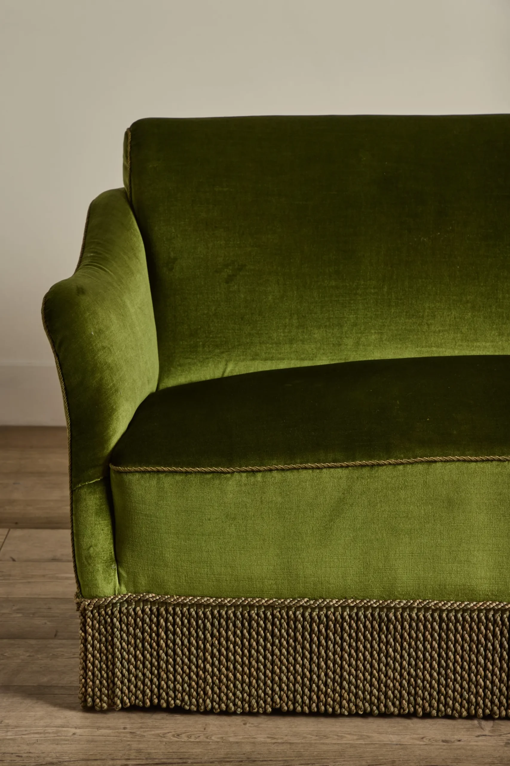 Swedish Mohair Fringe Sofa*VINTAGE Discount