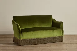 Swedish Mohair Fringe Sofa*VINTAGE Discount