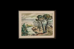 Ted Lewy Painting*VINTAGE Clearance