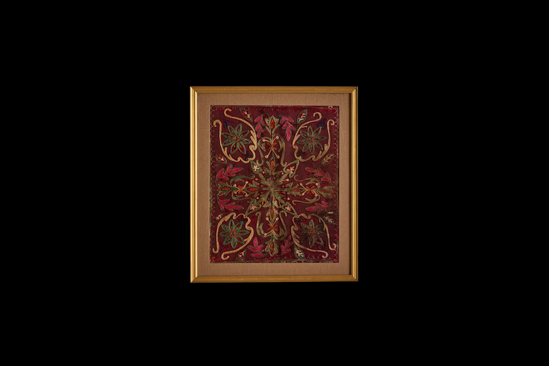 19th Century Embroidered Textile Art*VINTAGE Fashion
