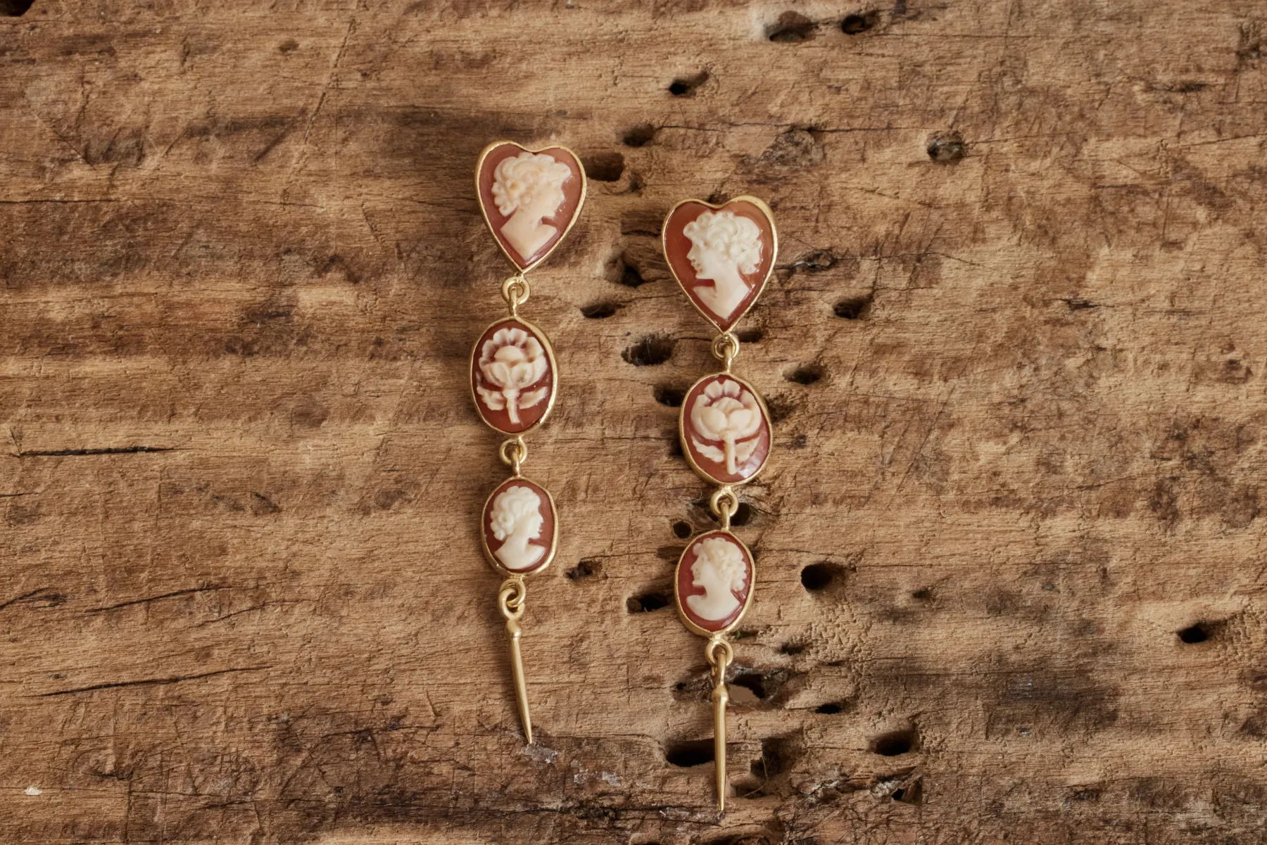 Three Cameo Drop*GRAINNE MORTON Outlet