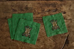 Tibetan Tiger Linen Coasters*HIDDEN Best