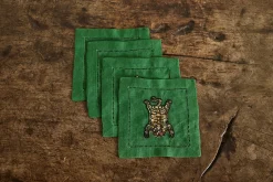 Tibetan Tiger Linen Coasters*HIDDEN Best