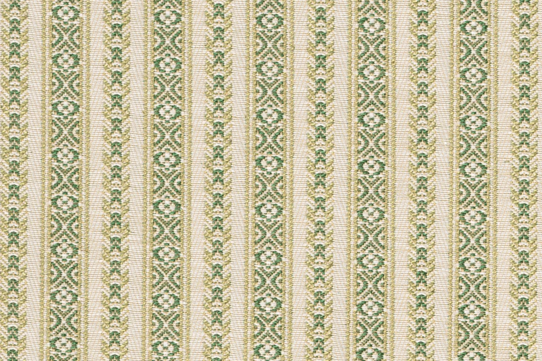 Ticking in Forest Green/Basil*SUSAN DELISS Discount
