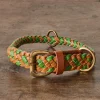 Tonto Collar in Green & Tan*GEORGIE PAWS Outlet
