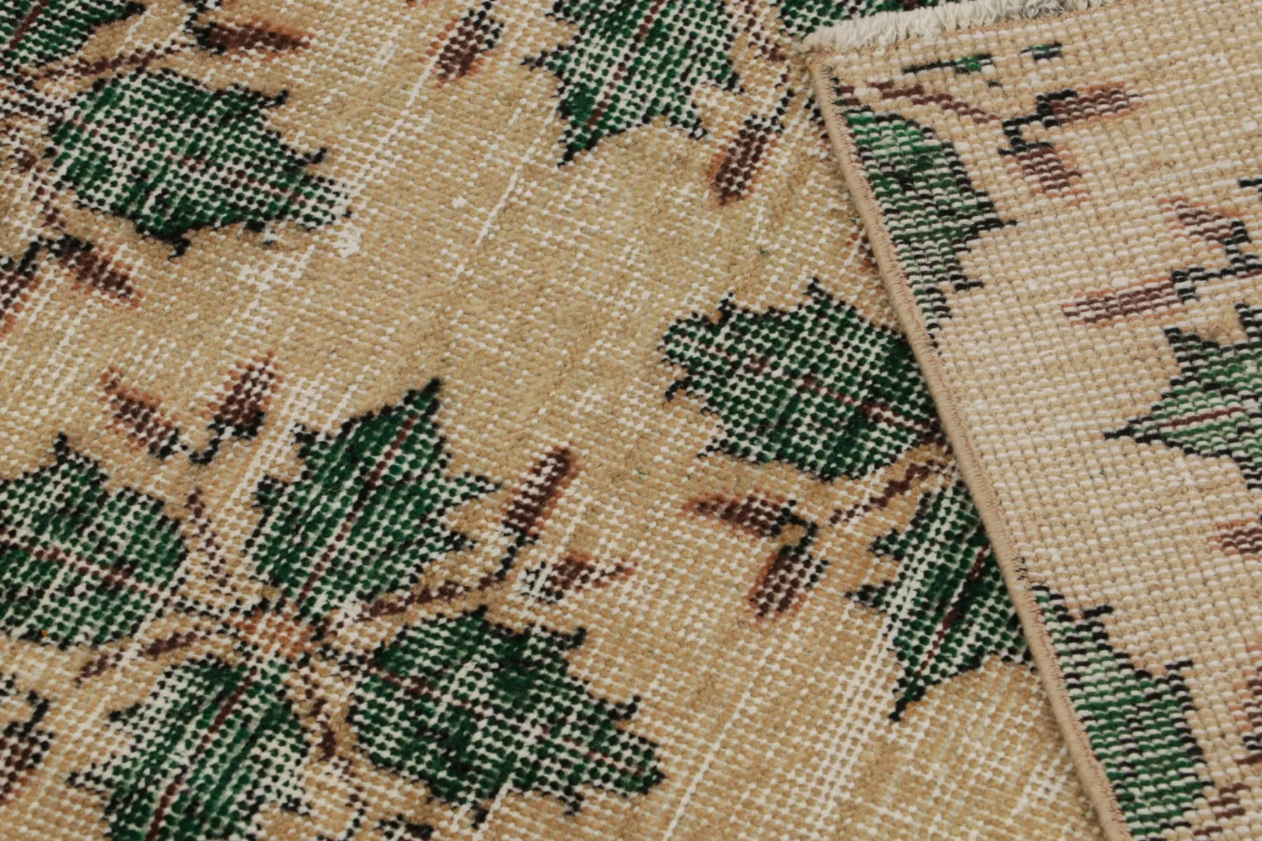 Turkish Geometric Floral Rug 5’3 x 8’9*VINTAGE Discount