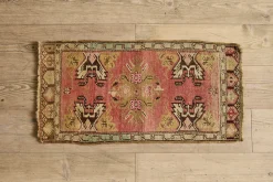 Turkish Throw Rug 1’5 X 2’11*VINTAGE Best